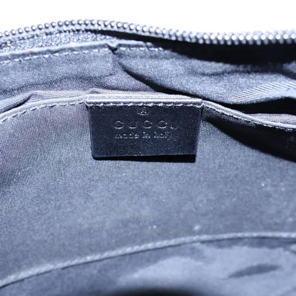 GUCCI GG Canvas Hand Bag Black Auth ep3704 - Picture 15 of 16